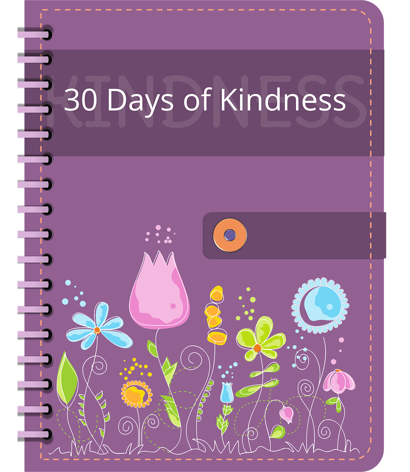 Flower Power 30 Days of Kindness Planner Cover